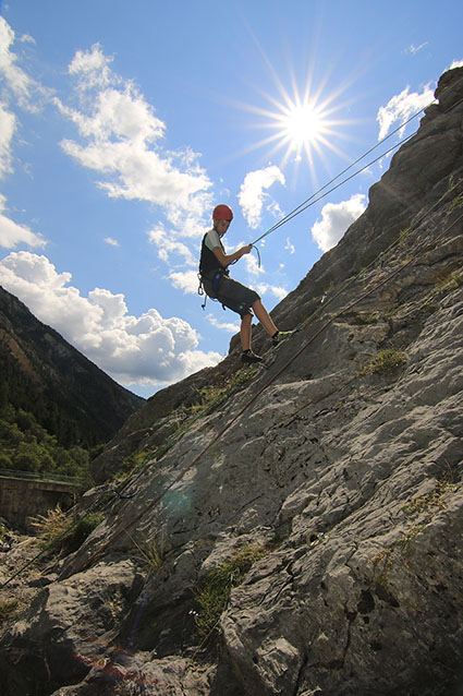 activités outdoor à vars escalade