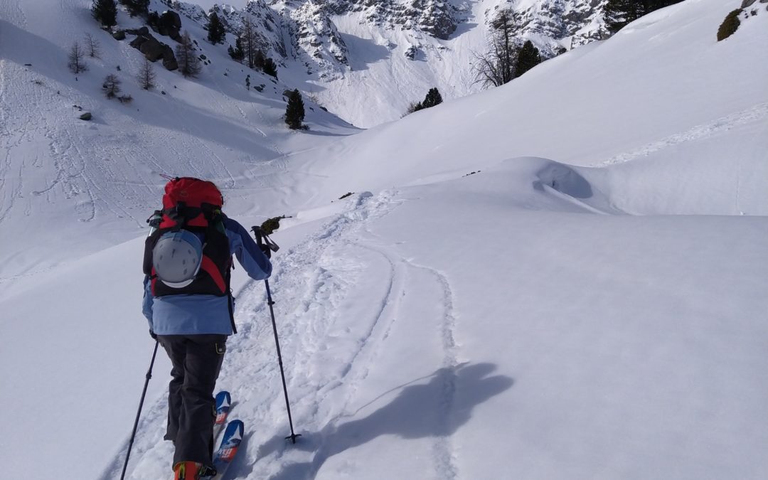 Raide à ski dans les Cerces